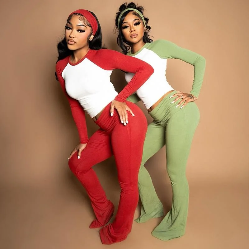 

Women's Long Sleeve round Neck T-shirt Set with Headscarf Fashionable Casual Wear for Teens Summer Collection K25S87836