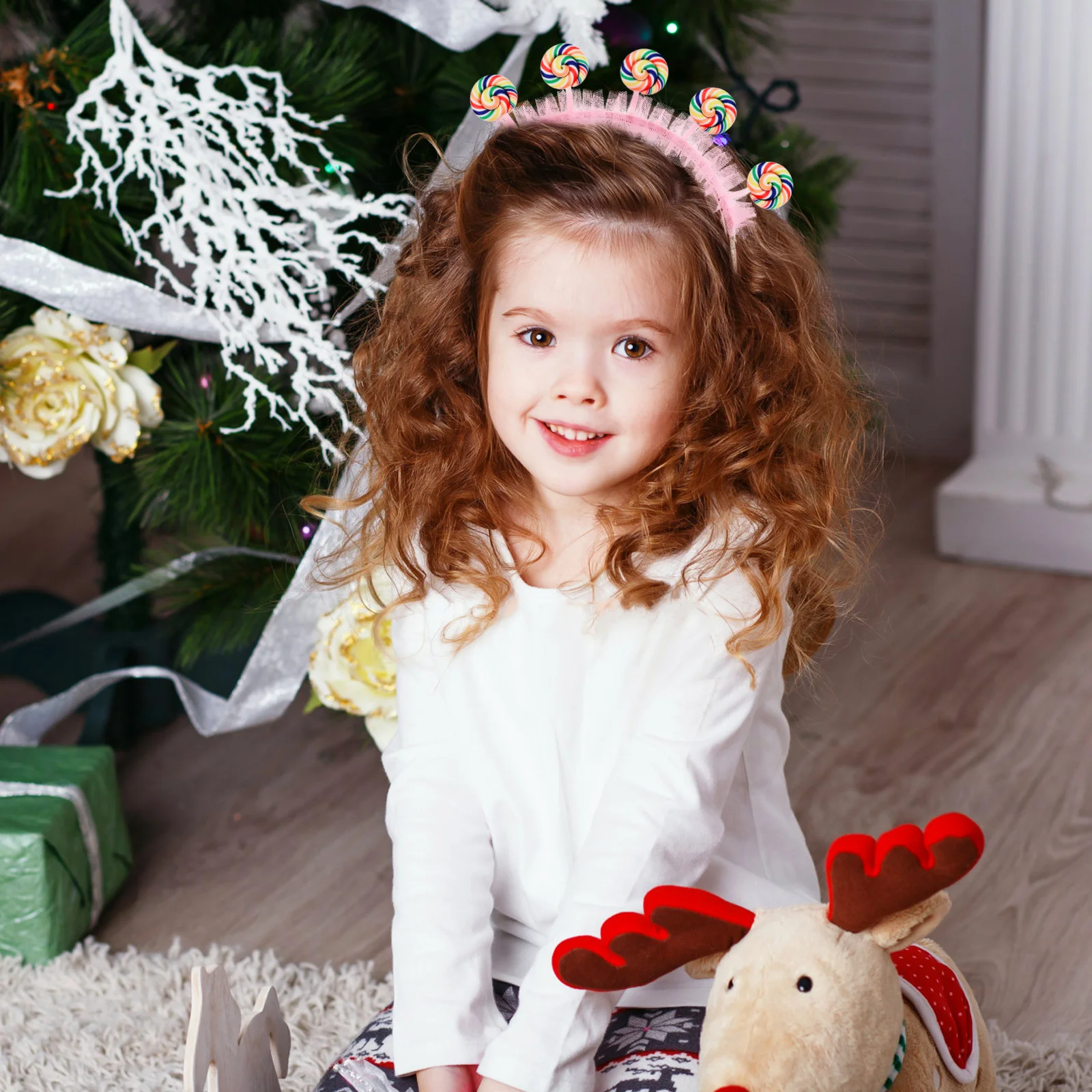 

Cartoon Lollipop Hairband One Size Fits Most Party Headband Candy Hair Accessory for Candy Headband