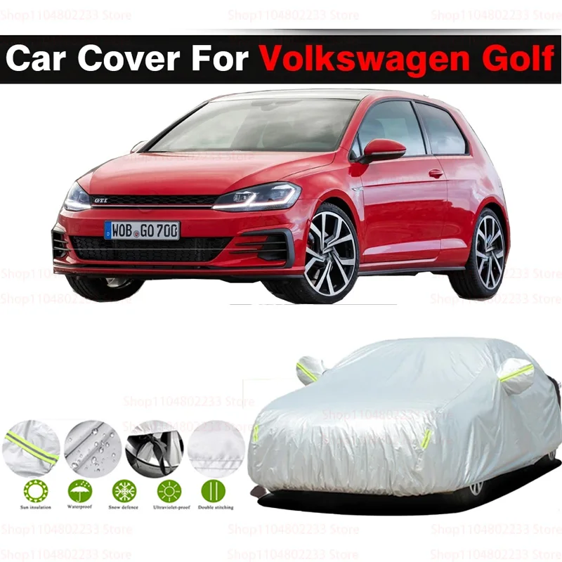 

Car Cover For VW Volkswagen Golf 1994-2025 Auto Sun Rain Snow Dust Resistant Cover Windproof Car Accessories
