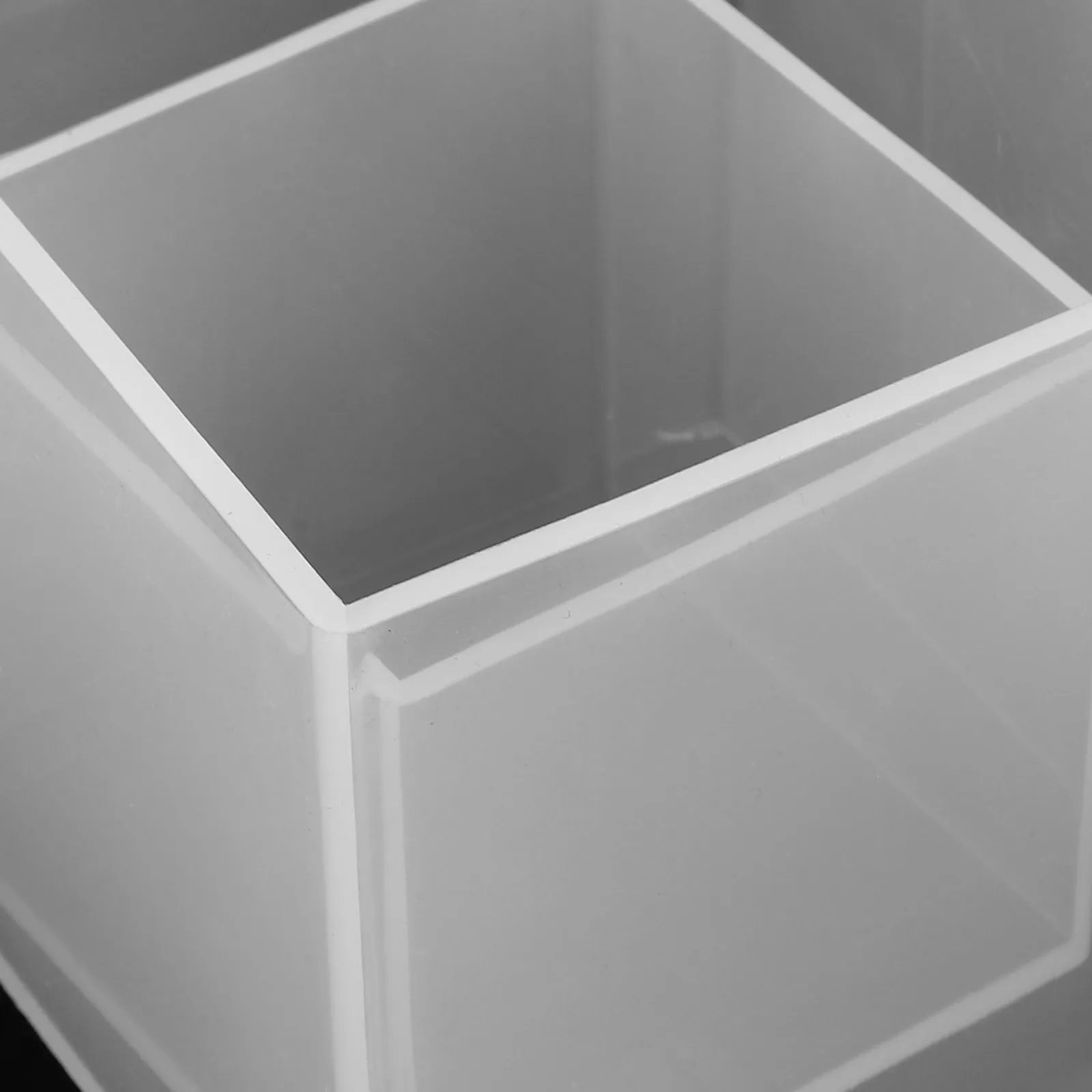 

Набор из 2 высокопрозрачных силиконовых форм-кубиков для литья эпоксидной смолы, квадратные прозрачные формы для образцов, для творчества и изготовления украшений своими руками