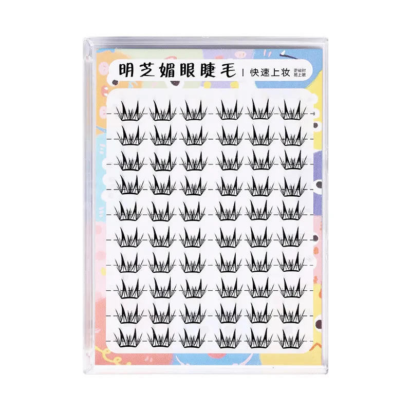 Ultra-Thin Self-Adhesive Glue-free False Eyelashes Anime Doe Eyes Natural Daily Look Strips Reusable Lashes