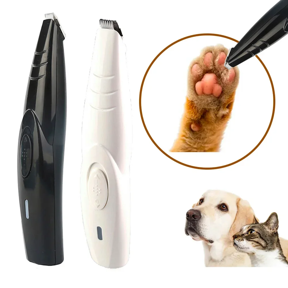 

Cabelo do cão precisa aparador de pêlos pet grooming local barbeador mini usb recarregável máquina clipper gato para as orelhas