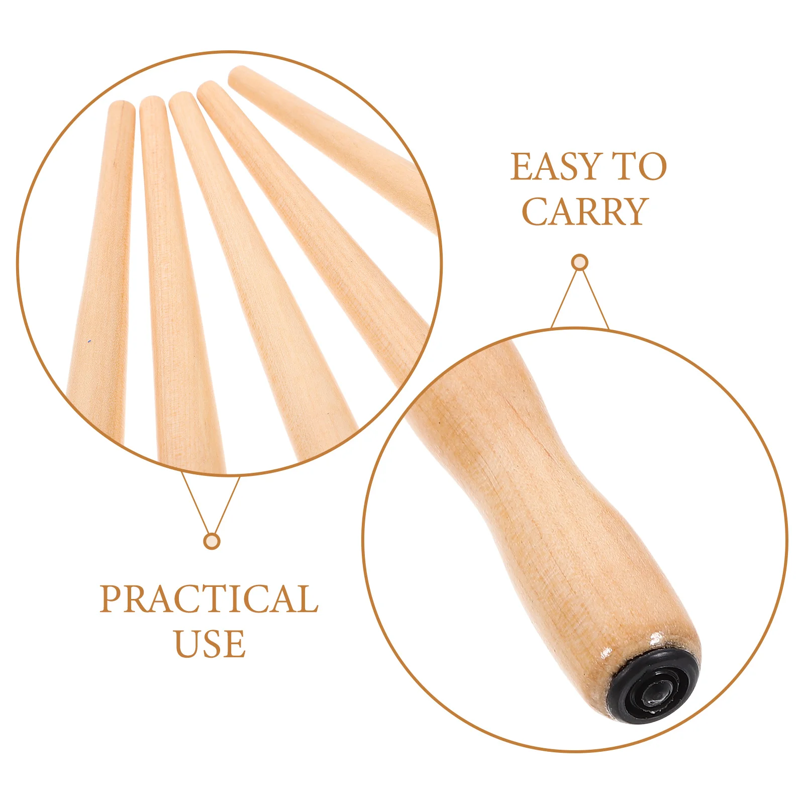 

5pcs Calligraphy Painting Brush Rods Smooth Dip Pen Holders Wood Point Holder Replaceable Nibs Supplies