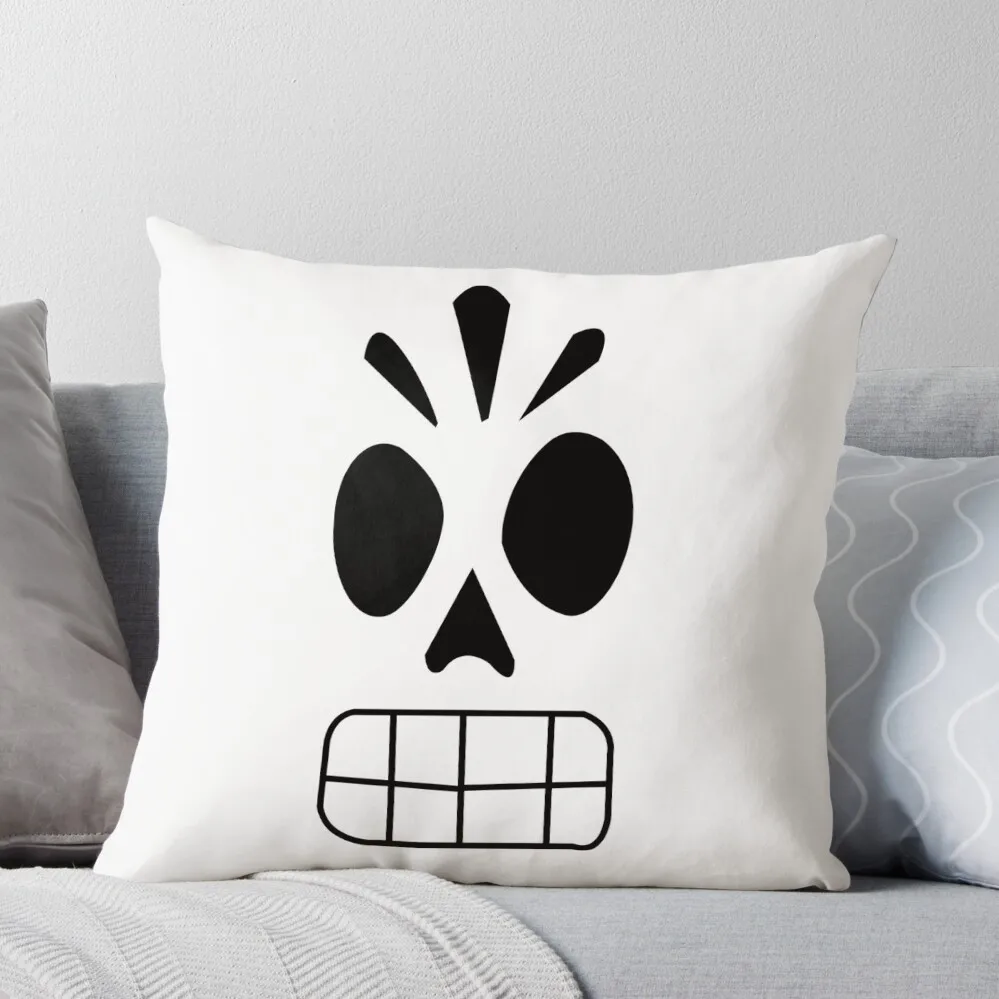 

Manny Calavera Throw Pillow Cushion Cover Luxury pillow pillowcase ornamental pillows for living room