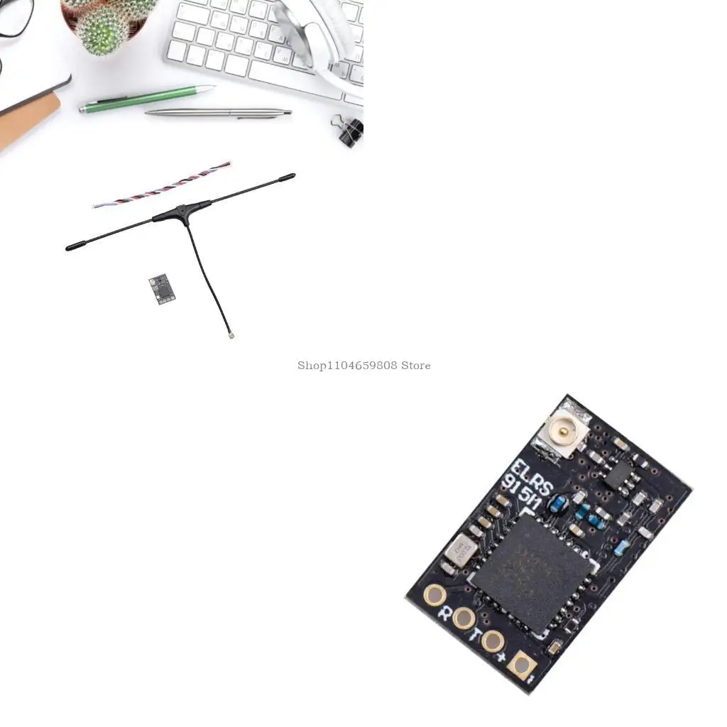 Subminiature ELRS 915MHz CRSF Receiver with Wire Reliable Transmission