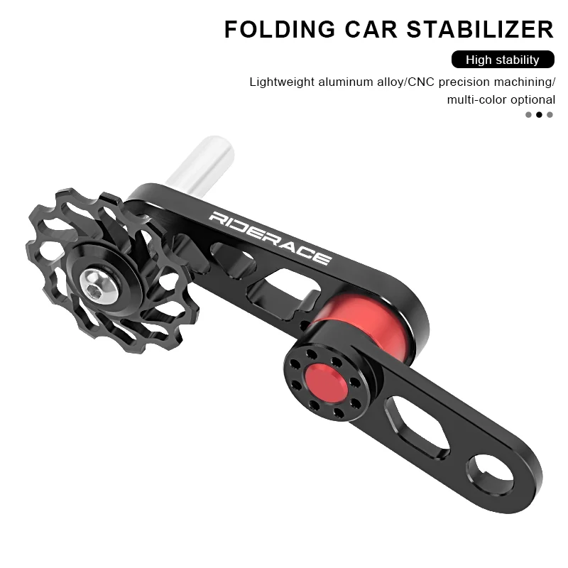 Fahrradketten-Spanner, Fahrrad-Einzelschaltkettenführung, Aluminiumlegierungs-Riemenscheibe, Kettenblatt-Spanner, Hinteres Schaltwerk, Reißverschluss – Detail 7