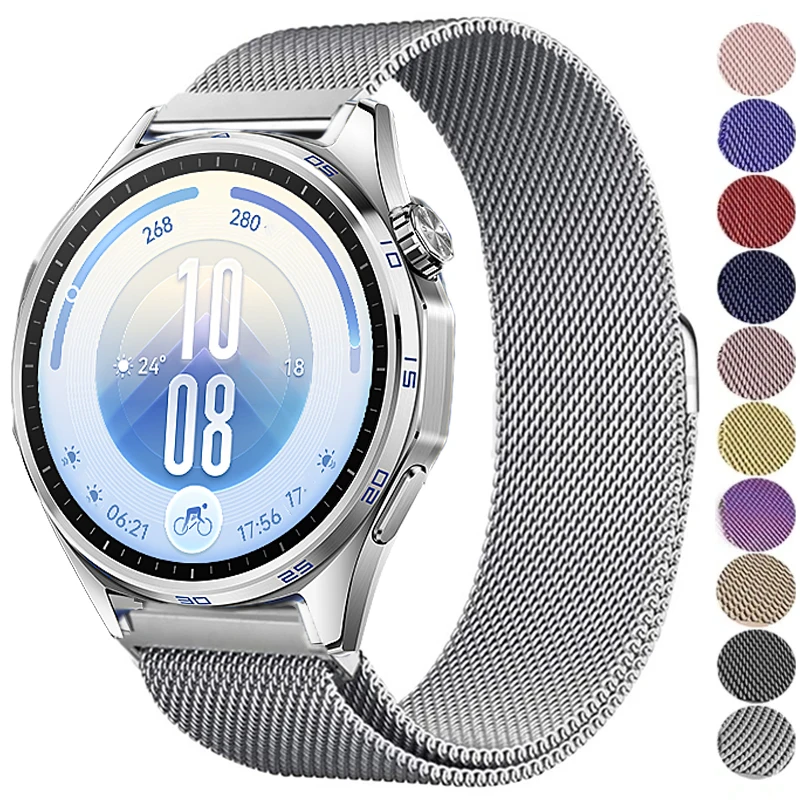 Milanese Loop Band for Huawei Watch GT 7 46mm 41mm Magnetic Bracelet Stainless Steel Band For Huawei GT7 Pro GT6 GT5 GT4 3 Strap