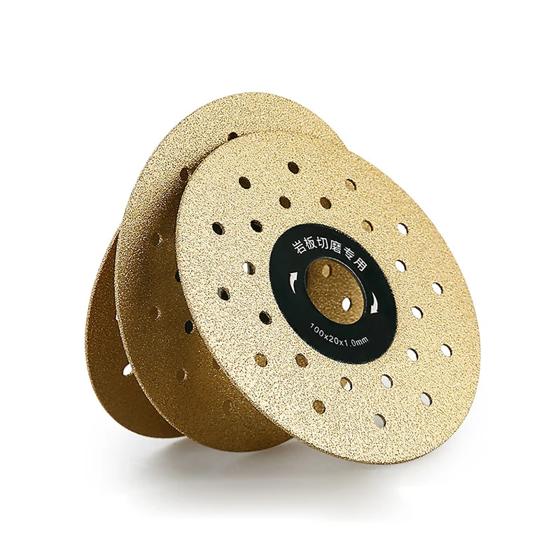1Pc Rock Slab Flat Grinding Cutting Piece 100mm Super Thin Cutting Disc For Porcelain Glass Ceramic Tile Diamond Saw