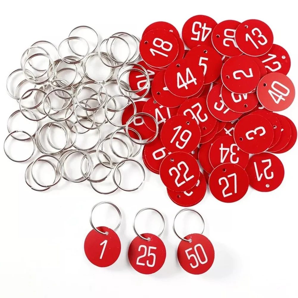 

Stylish Organizational Solution 100 Engraved Number Discs Suitable for Multiple Uses Including Hospitality Venues