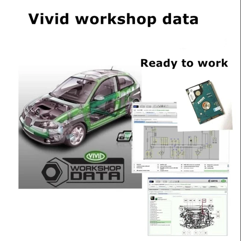 Vivid workshop-diagrama de cableado de taller para reparación de automóviles, 2018/2015/2010 automotriz vivid 2018, catálogo de piezas de