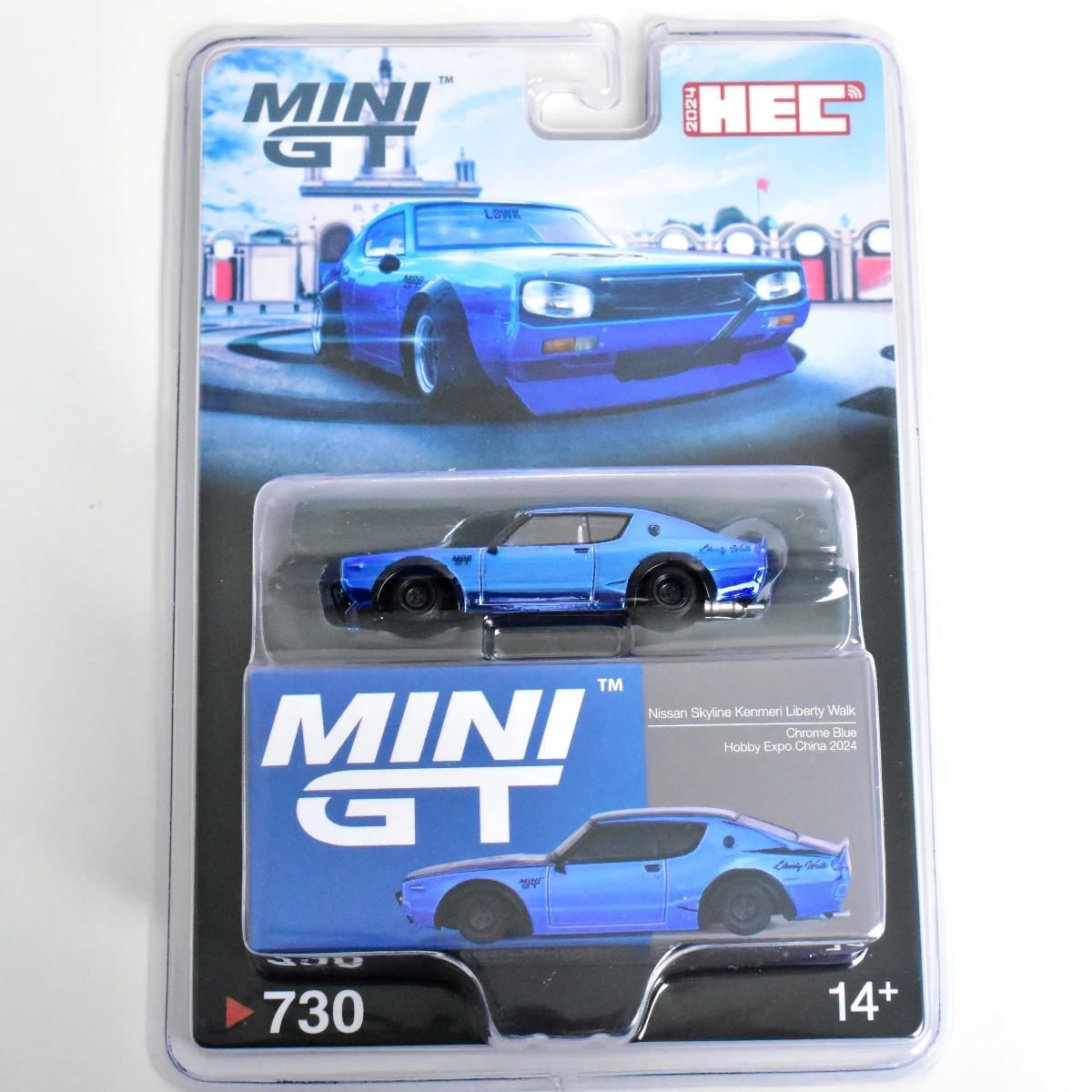 

MINIGT 1:64 730 BEIJING Auto Show Limit skyline kenmeri Diecast Model Car