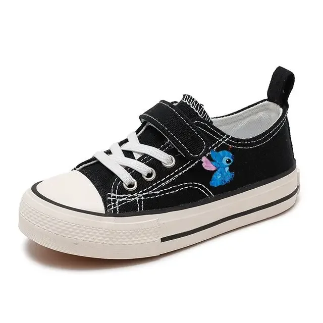 Disney-Children's Lilo Stitch Print Sport Shoes, Casual Outdoor Wear, Esporte, Conforto, Tênis, Menina, Criança, Menino, Crianças