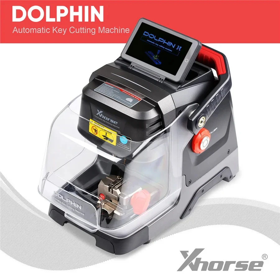 Xhorse Dolphin XP005L XP-005L Dolphin II Key Cutting Machine Plus VVDI Key Tool Max Pro With MINI OBD Tool Function