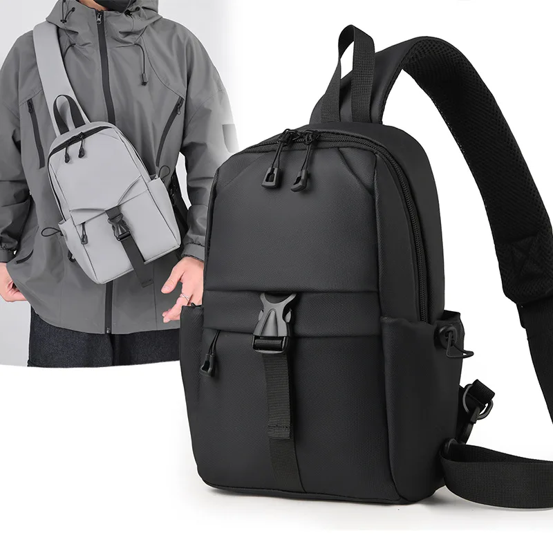 

New Style Fashionable Men's Single-shoulder Bag, Outdoor Large-capacity Chest Bag, Multi-functional Waterproof Crossbody Bag