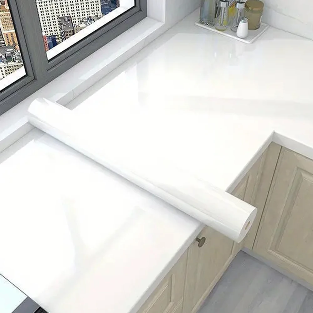 

Самоклеящаяся глянцевая ПВХ-пленка шириной 80 см, водонепроницаемая, с эффектом жемчуга, для самостоятельного ремонта комнат, шкафов, кухонной мебели