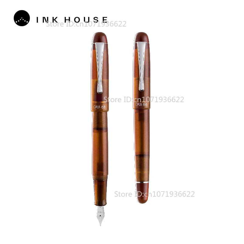 

Великолепная матовая прозрачная перьевая ручка OPUS 88, серия PICNIC, перьевая ручка из эбонита, наконечник JOWO, встраиваемая чернильная ручка, подарок для письма, поставщики студентов
