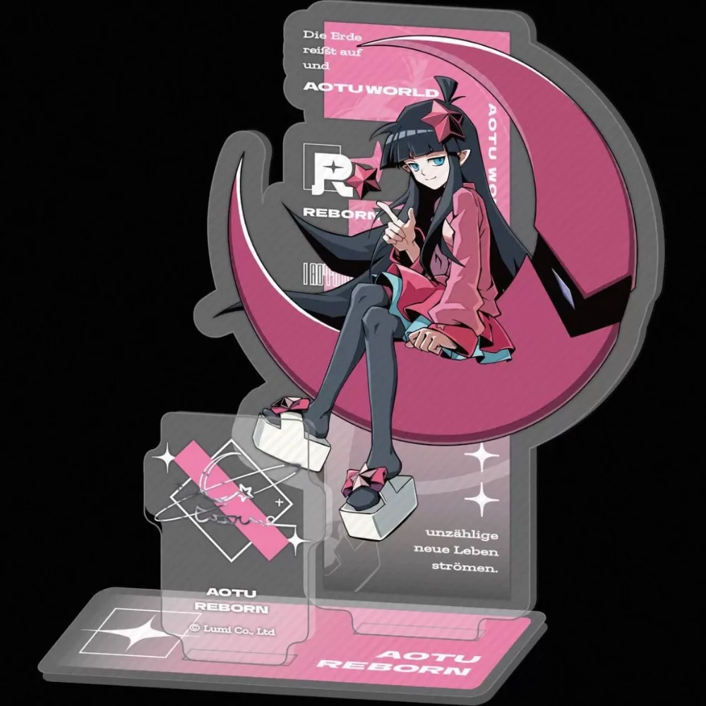 Anime Magic Girl Acrylic Plate Stand Fan Collectible Gift Car Ornament Beautiful Cute Cartoon Table Decoration Model Sign