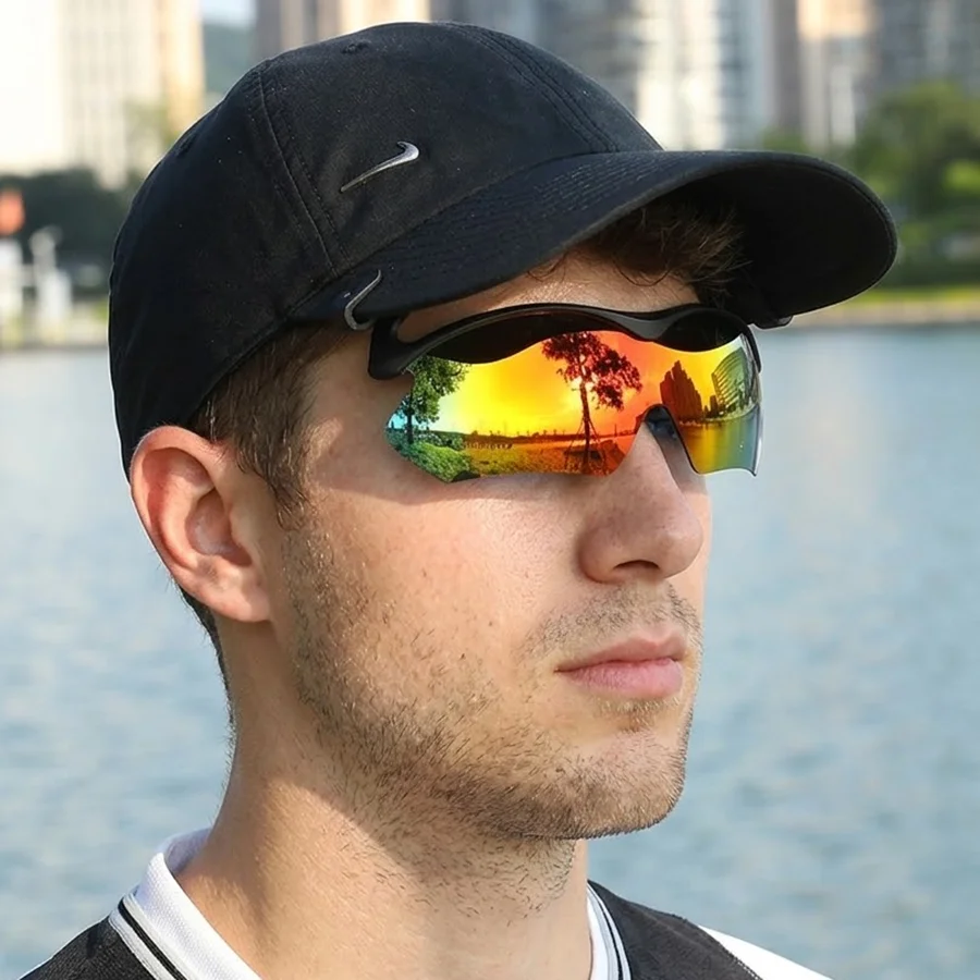 Polarisierte Clip-On-Sonnenbrille für Baseballkappen, Herren und Damen, verstellbarer Linsenwinkel, Sport, Radfahren, Fahren, Sonnenbrille, Brillen, Schutzbrillen