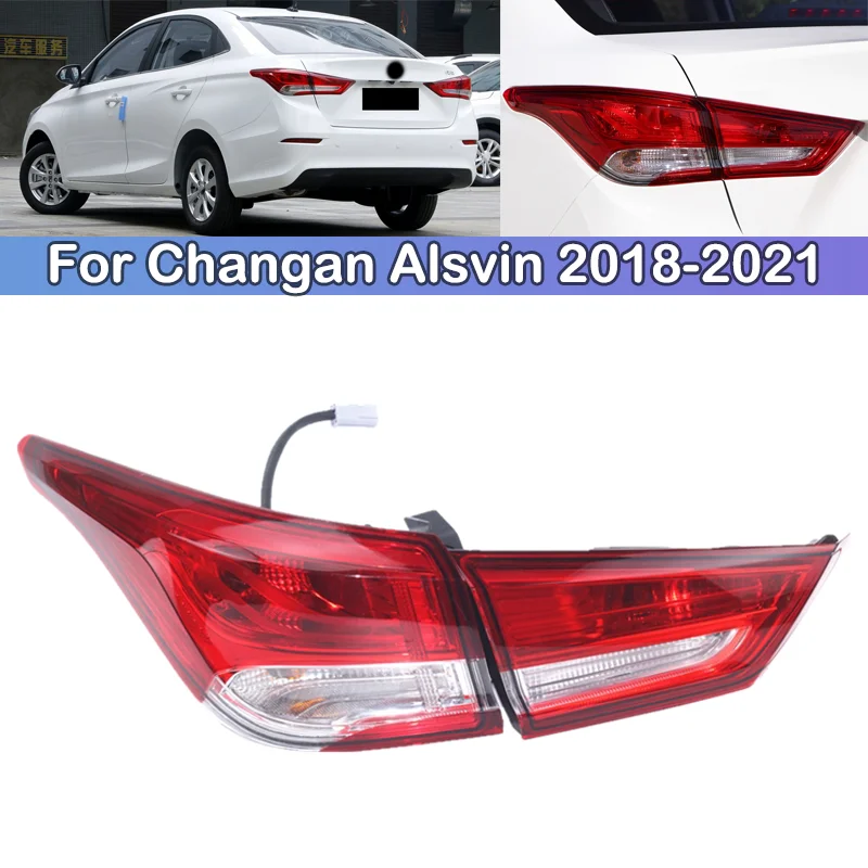 Dcgo Voor Changan Alsvin 2018 2019 2020 2021 Achterlicht Remlicht Achterbumper Achterlichten Achterlichten Achterlicht Achterlicht