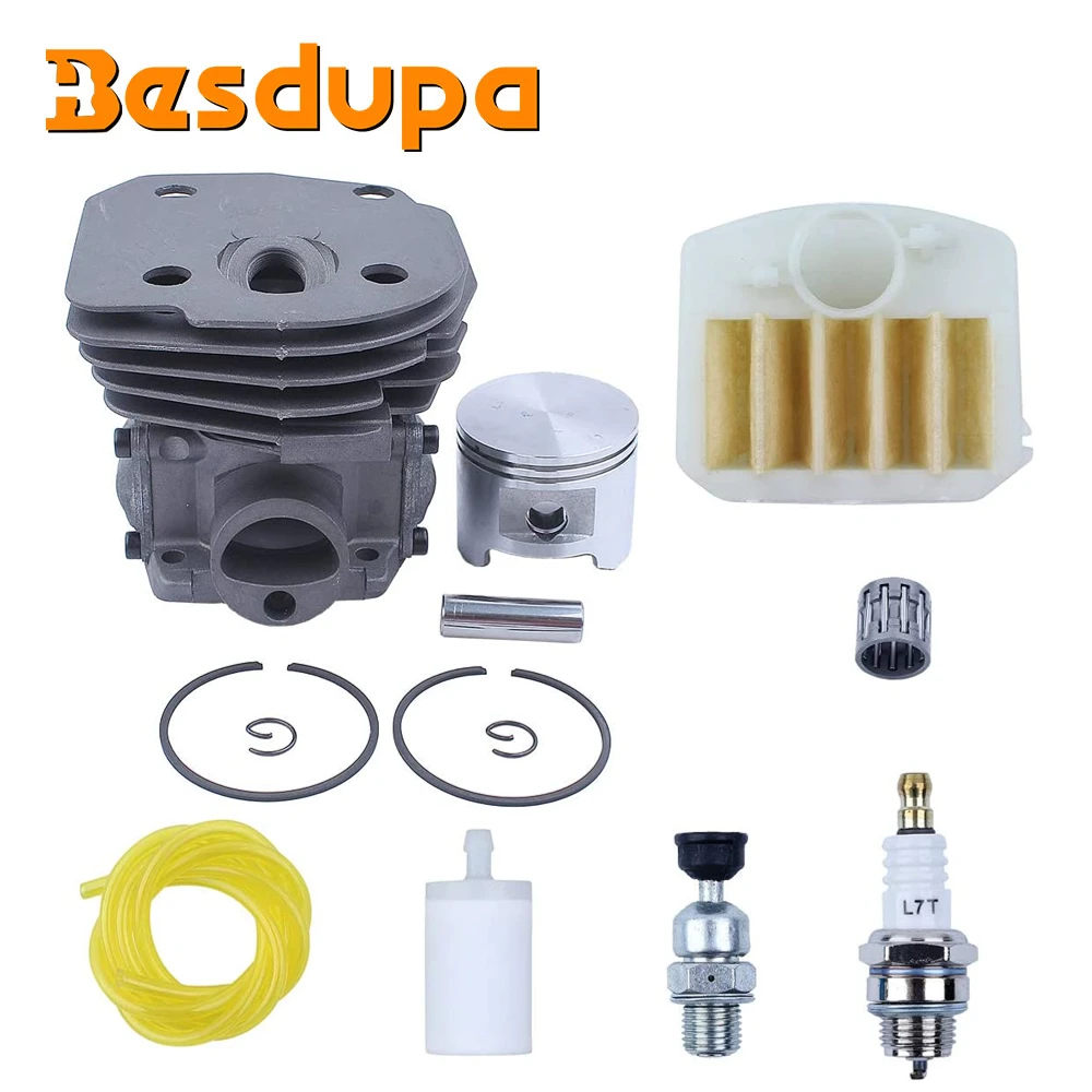 

45mm Cylinder Head Piston Air Filter Switch Engine Kit Fit Husqvarna 353 351 350 346 346XP 345 340 Chainsaw Motor Rebuild Parts