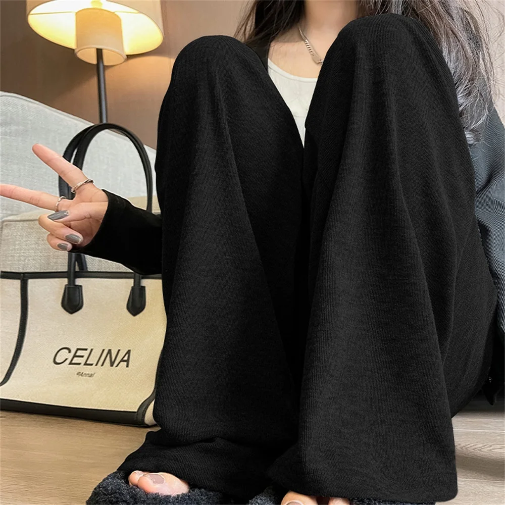 Modische, lässige, weit geschnittene Hose, farbecht, langlebig, hochwertig, schlicht, elegant, trendig, locker sitzende Hose für Damen