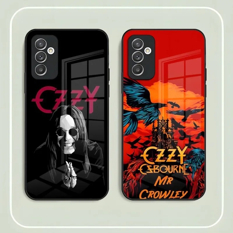 Rock Band Ozzy Osbourne Phone Case Tempered Glass For Samsung S22 S21 S30 S20 Pro Ultra Plus S7Edge S8 S9 S10E Plus Back Cover