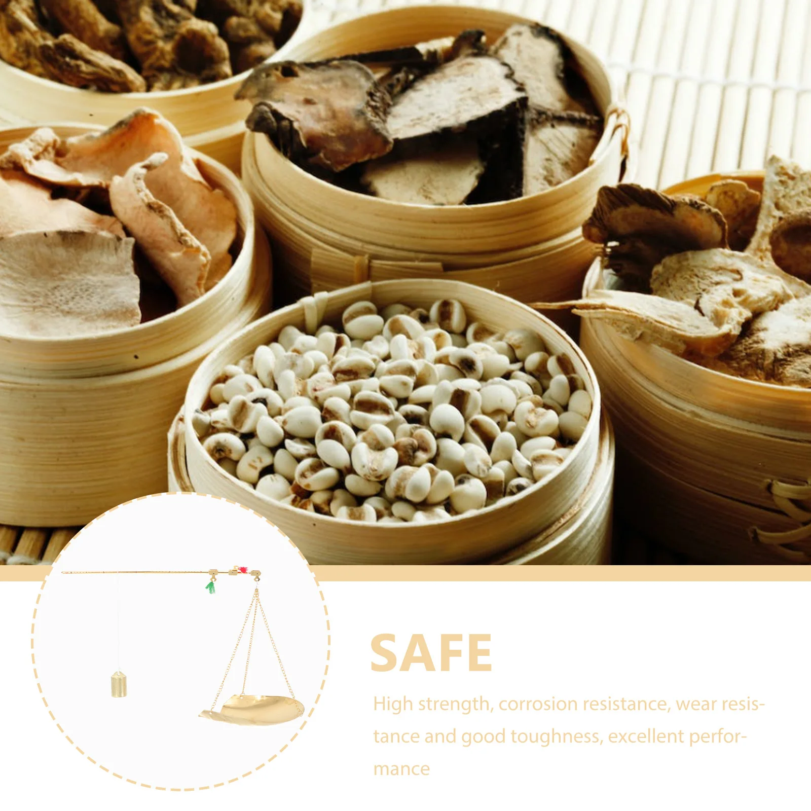 

High Precision Copper Scale For Chinese Medicine Handheld Weighing Portable Gram Scale Kitchen Use Small Household
