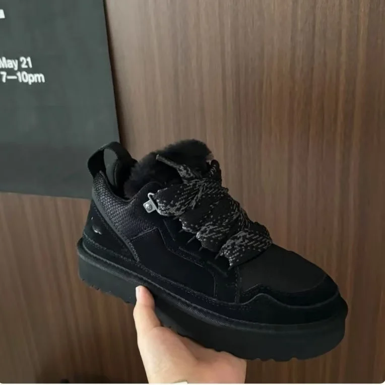 جديد كلاسيكي الترا منصة صغيرة الأحذية الجلدية جلد الغزال الصوف الراحة الشتاء المرأة نِعال من الفراء K98 ‮ 34-53 سيزيز UggS