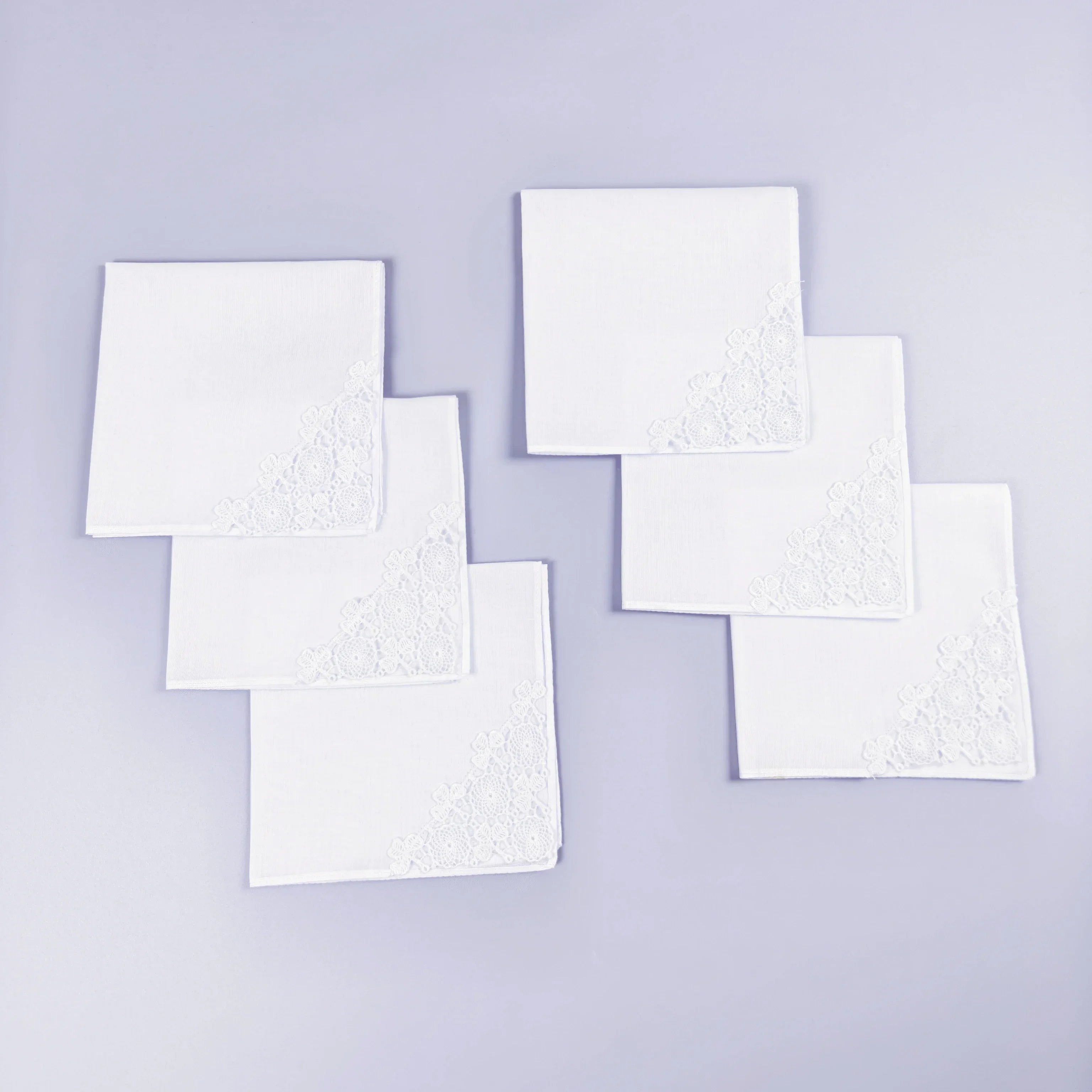 28 CM/11IN, 3/6 PZ sottile tessuto di puro cotone fazzoletto di pizzo decorazione di nozze ornamento per la casa decorazione borsa fazzoletto solido c