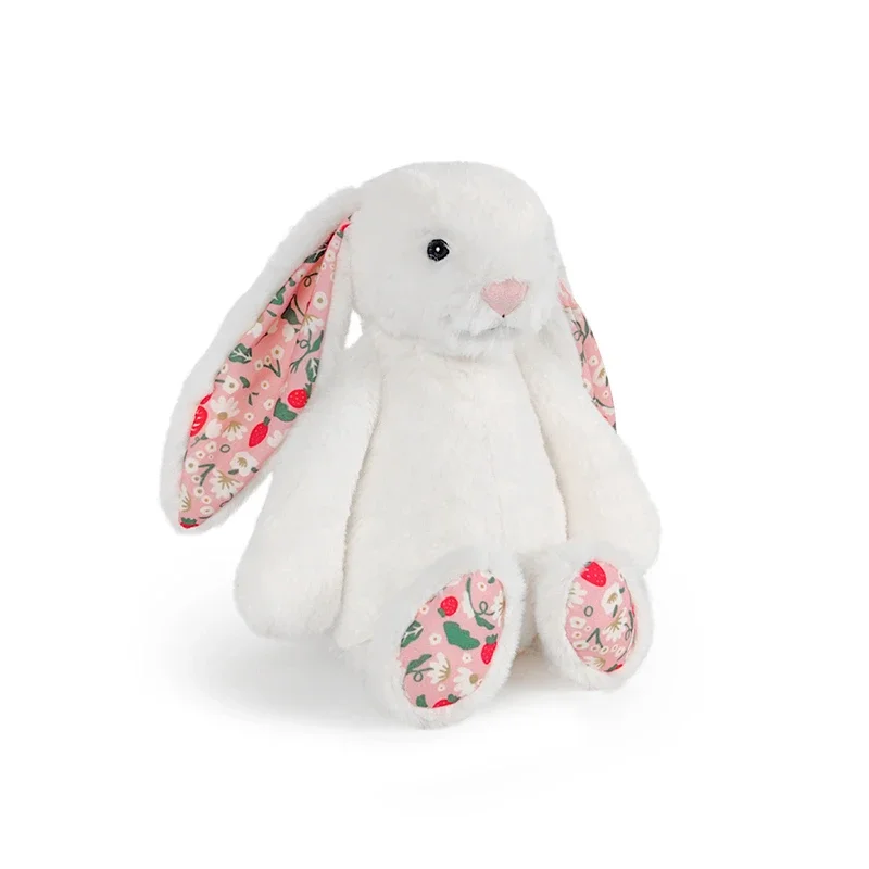 Bonnie coelho brinquedo de pelúcia com orelhas florais kawaii boneca de pelúcia macio sofá almofada crianças presente aniversário decoração do quarto