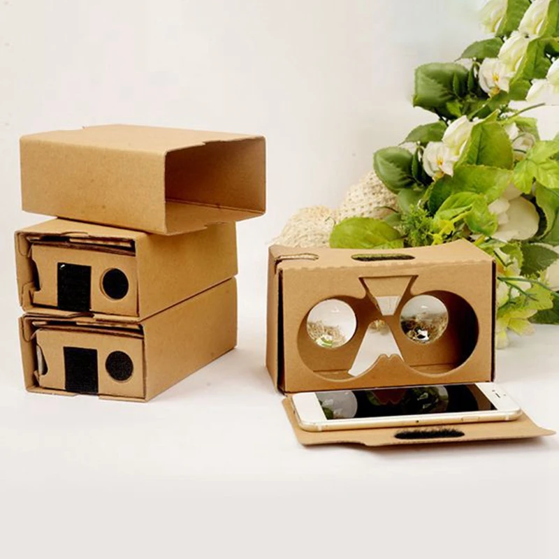 

2025 Новые 6 шт. 3D-очки для Google Cardboard V2 VR Valencia 4,5-6 дюймов смартфон + повязка на голову
