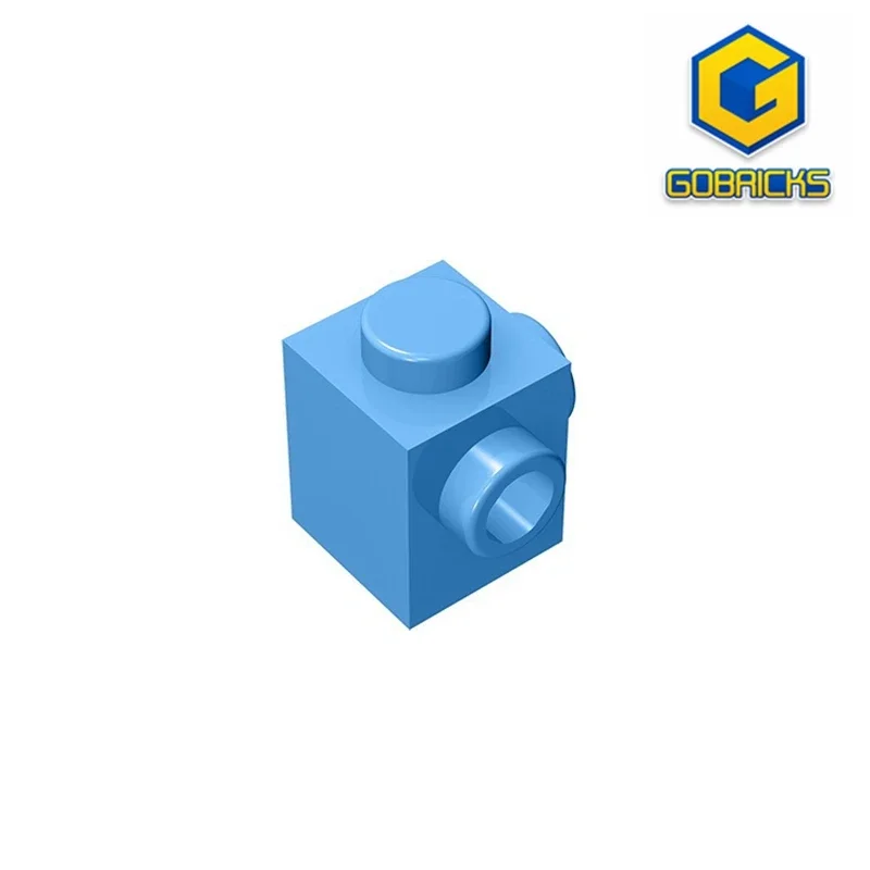 Gobricks GDS-1046 Brick, Modified 1 x 1 with Studs on 2 Sides, Adjacent compatible with lego 26604 pieces of children\'s DIY