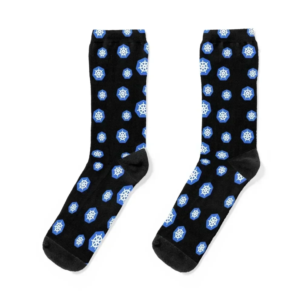 

Kubernetes Logo Socks sheer Stockings man Wholesale anti-slip Ladies Socks Men's new in's floral cool Men's Socks Women's