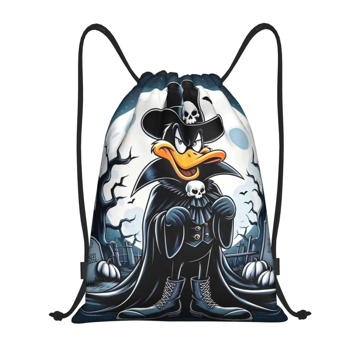مخصص أنيمي دافي داك الرباط على ظهره الرياضة حقيبة قاعة رياضة للنساء الرجال مضحك الكرتون Kawaii التدريب كيس #1