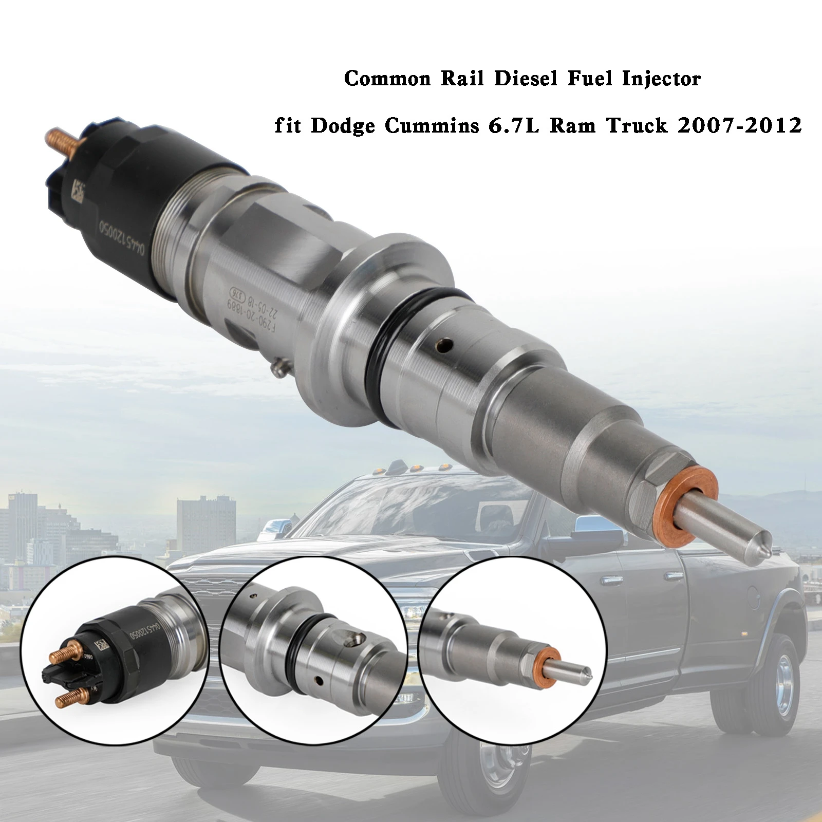 Areyourshop 1PCS Common Rail Diesel Fuel Injector fit for Dodge Cummins 6.7L Ram Truck 2007-2012 Car Accessories