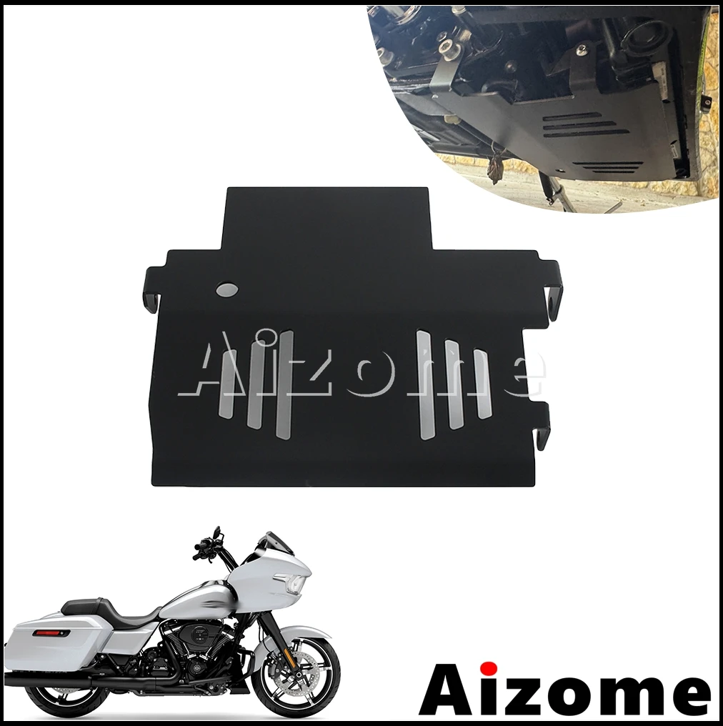

Motorcycle Lower Engine Chassis Skid Plate Guard Protector Cover For Harley Touring Street Glide Special FLHXSE FLHX 2024 2025