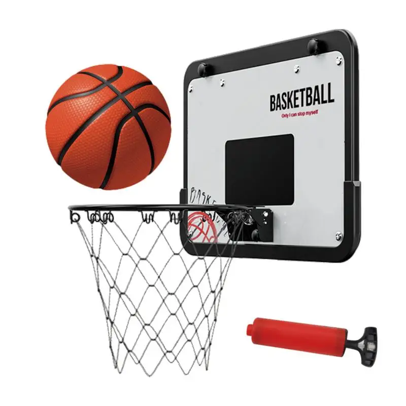 

Over The Door Basketball Hoop Foldable Overdoor Basketball Hoop With Suction Cup Educational Toys For Game Room Fireplace Garage