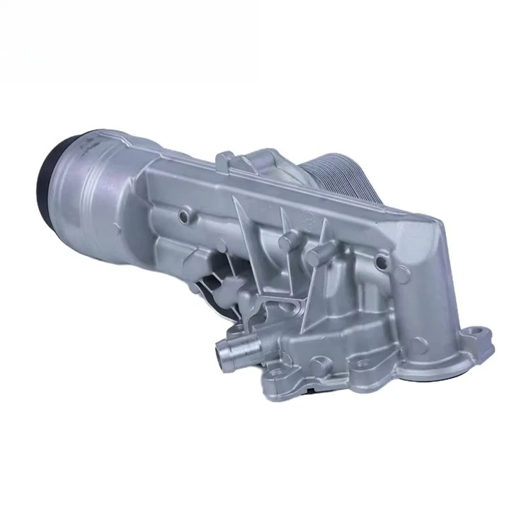 High Quality Metal New Auto Spare Part Engine Aluminum Oil Filter Housing Oil Cooler Assembly for BMW N13 11417600468