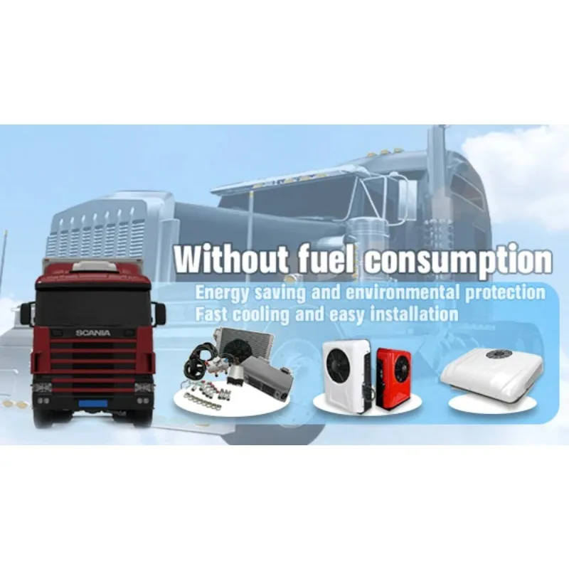 Electric Air Conditioner For Van Refrigeration Units 12v 24v Dc Split Air Conditioner For Truck