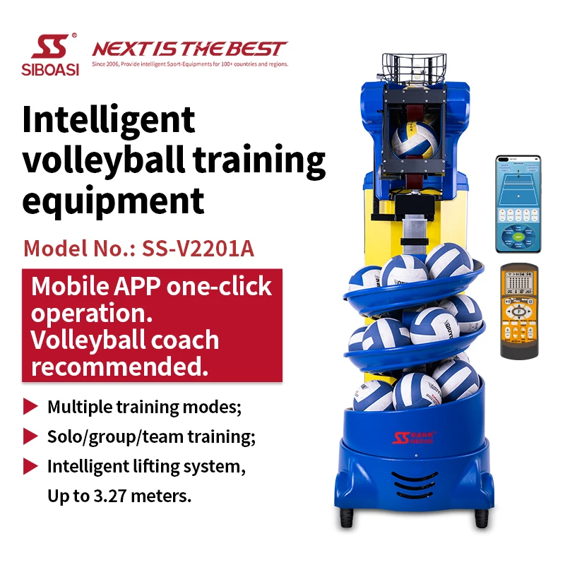 2023 Newest Arrival Volleyball Training Equipment Intelligent Maquinas Para Entrenamientos De Voleibol V2201A