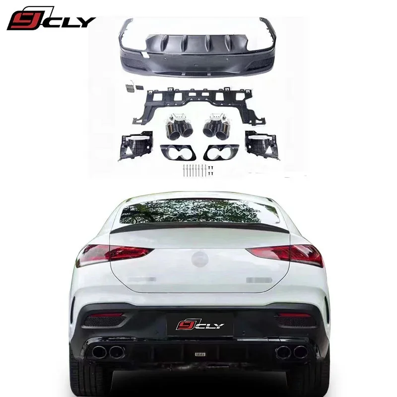 

Rear Diffuser for 2021-2022 GLE Coupe W167/C167 - Convert to GLE53 ! Bumper Diffuser, Exhaust Pipe, Rear Lip & Tips