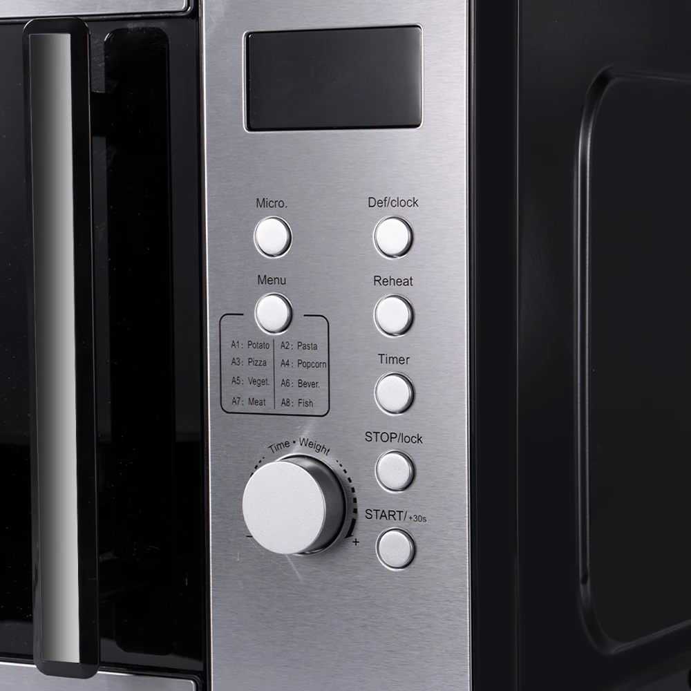 R.8010 850 واط فرن الميكروويف Horno Microondas مع سعة 25 لتر تذويب ذكي تسخين سريع وسهل التنظيف