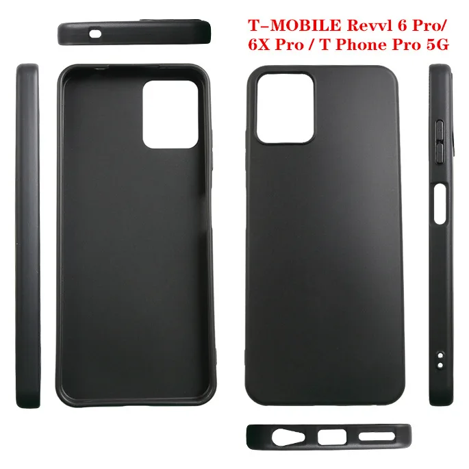 Matte Soft TPU Case For T-Mobile Revvl 7 6 6X Pro V 4 Plus 5G Back Cover