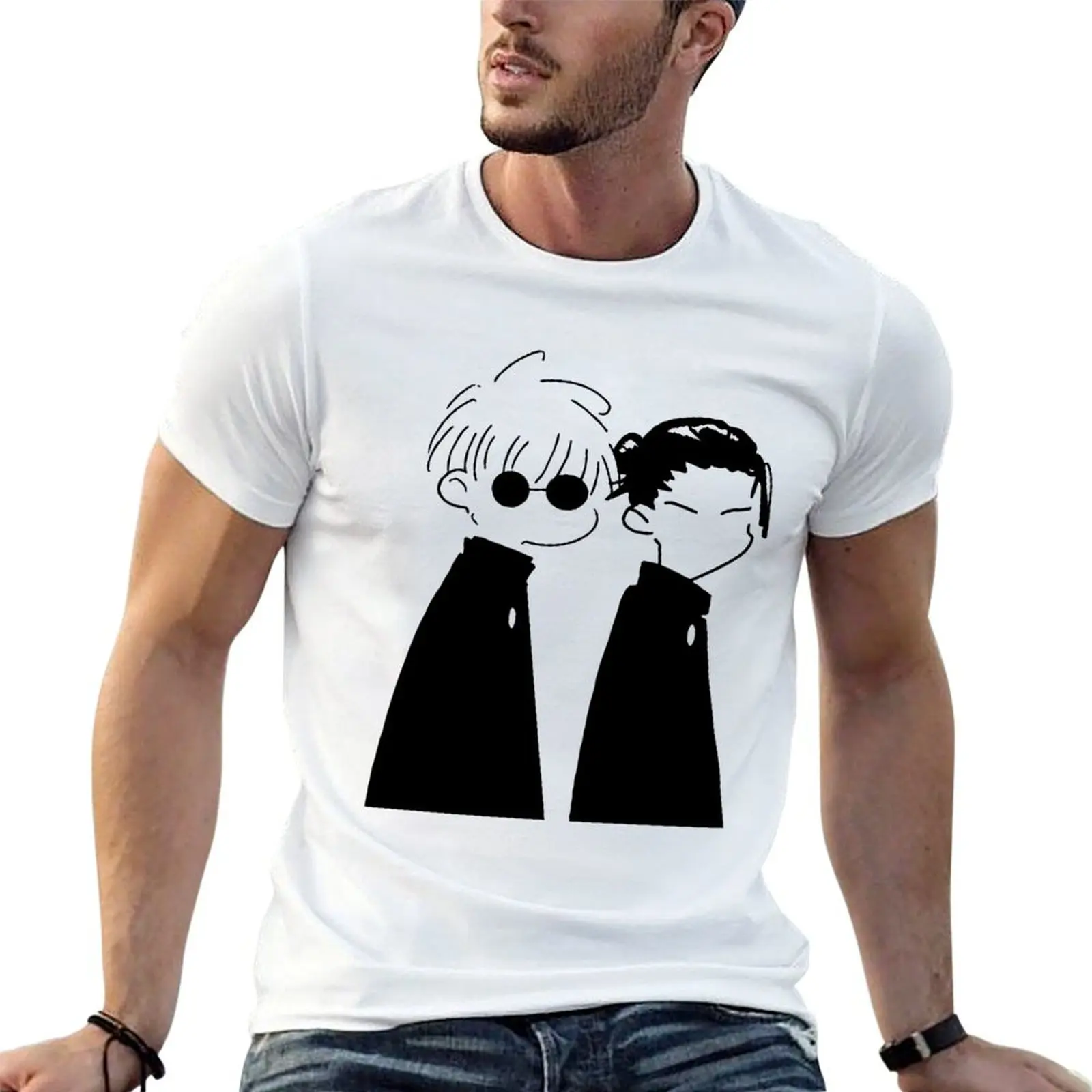 

satosugu T-Shirt t shirts for man pack white man t shirts cotton T-Shirt