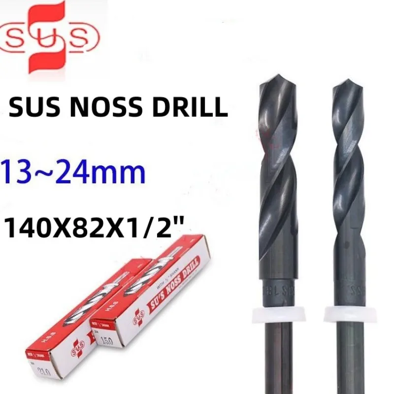 مثقاب HSS Taiwan SUS Noss ، عرقوب منخفض من Dia ، 13 15 17 19 24 25 28-36 x طول ، 1