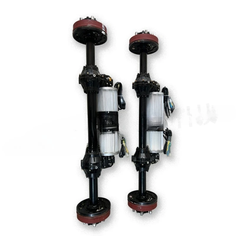 Electric four-wheel double-drive oil brake, disc brake rear axle high power, truck drive rear axle