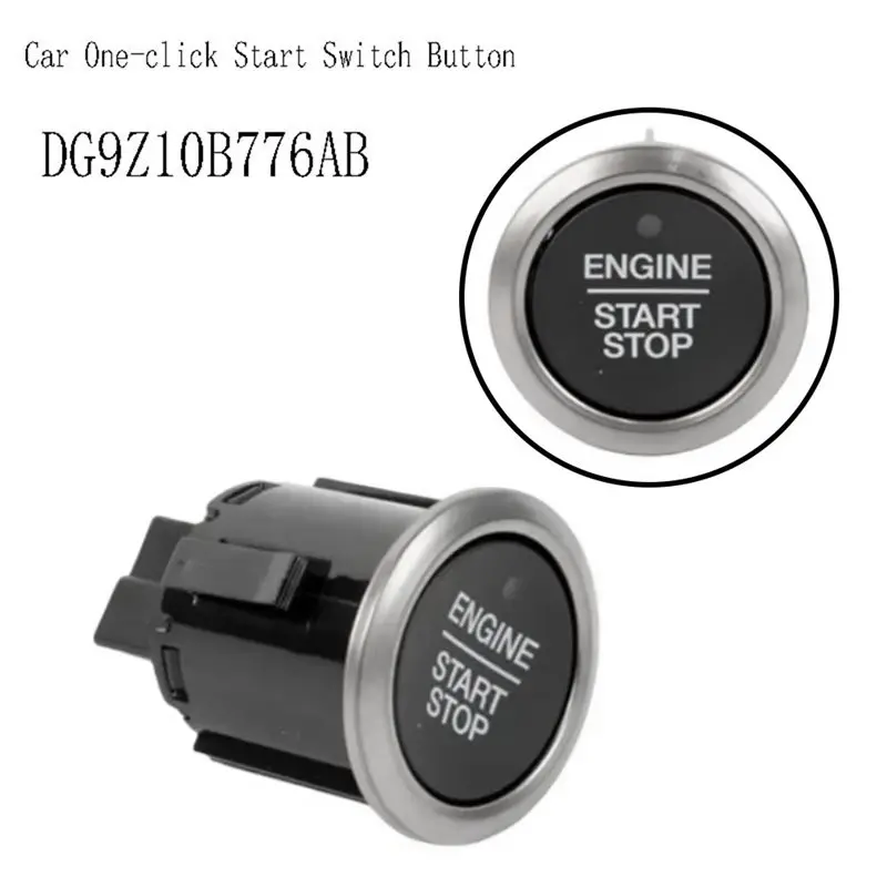 AEA6-DG9Z10B776AB Car Ignition Switch One-Click Start Switch Button For Ford F150 2015-2020