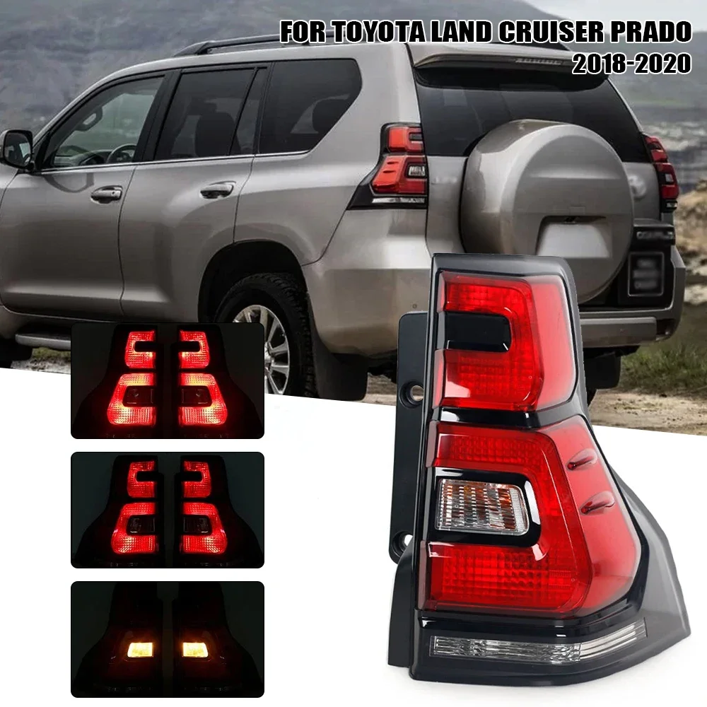 Left Right Side Tail Lamp For Toyota Land Cruiser Prado 150 FJ150 LC150 GRJ150 2018 2019 2020 Rear Tail Light Brake Lamp With