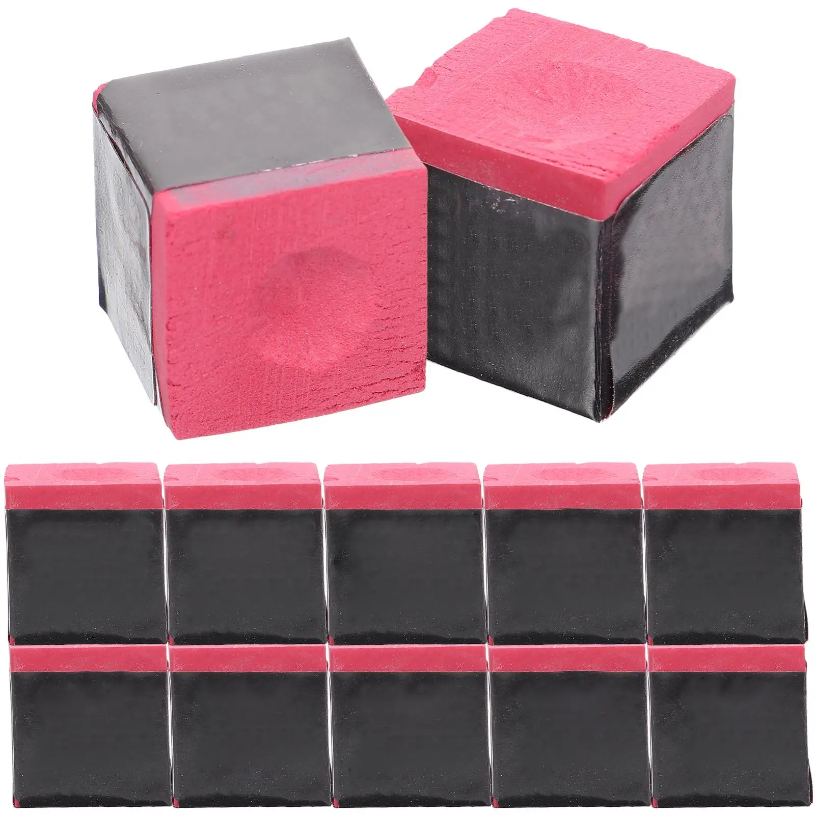 

24 Pcs Pool Table Chalk Big Box Billiards Accessories Snooker Chalks Cubes for Training Match Anti Skid Improve Rate