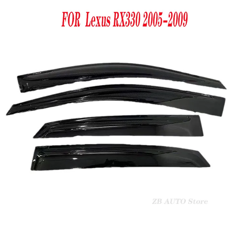 For Lexus RX330 2005-2009 Window visors Rain water prevention; Covering the sunlight; Anti fog; Snow prevention